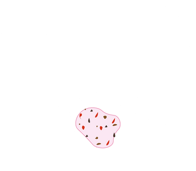 Hacke und vermische die Zutaten deines Eisrollen-Rezepts, bis die Masse eine gleichmäßige, glatte Konsistenz ohne große Klumpen hat.