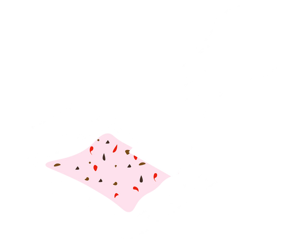 Verteile die fertige Mischung gleichmäßig über die gesamte Platte.