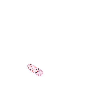 Sobald die Masse trocken und gefroren aussieht (nicht mehr nass/flüssig), beginne an einer Seite und rolle die Masse mit dem Spatel vorsichtig nach vorne zu Eisrollen.